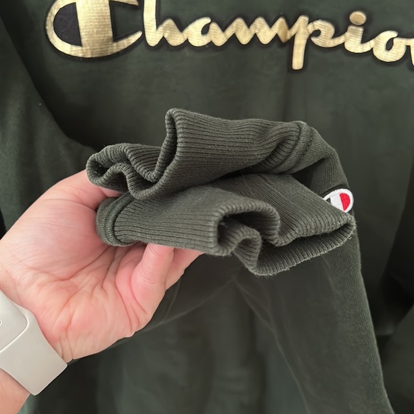 Champion // Green & Gold Sweatshirt - Picture 2 of 5